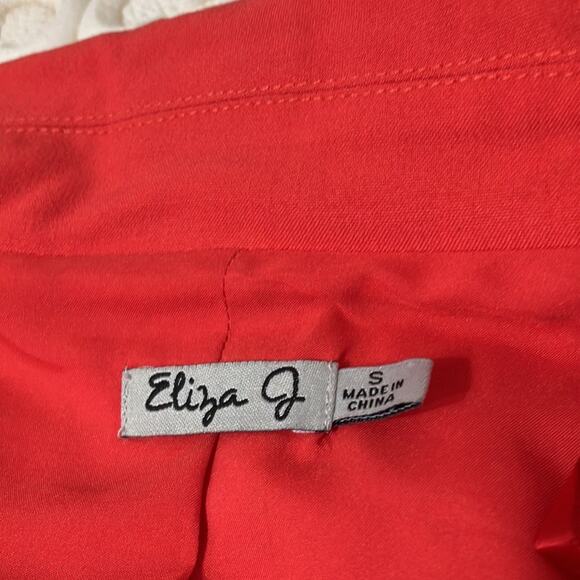 Eliza J Nordstrom Hot Pink Coral Women's Firtted Blazer size S - Picture 3 of 6